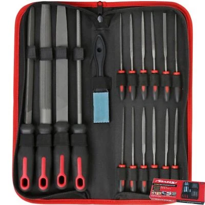 Neilsen 18pc Metal File & Needle Set Round Flat Triangular Half Round Square - Image 1 of 3