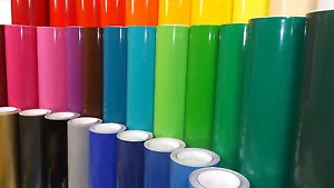 1 ROLLO DE PAPEL PLÁSTICO PEGAJOSO TRASERO AUTOADHESIVO PAPEL CALIDAD FABRICACIÓN VINILO - Imagen 1 de 1