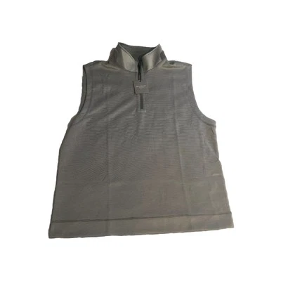 Hickey Freeman 1/4 Zip Golf Vest XL Med Grey  - Image 1 of 3