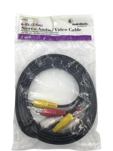 RadioShack - 6 Fuß Cinch Stereo Audio Video Kabel  - Bild 1 von 2
