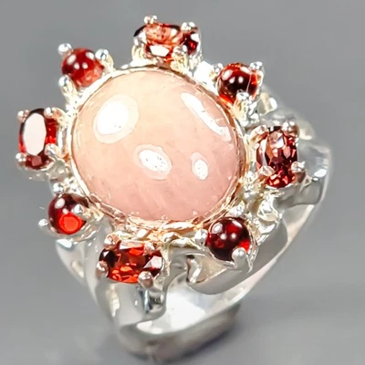 Handmade Ruby Ring 925 Sterling Silver Size 8.25 /R429197 - Image 1 of 4