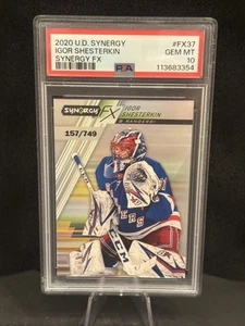 2020-21 Upper Deck Synergy Igor Shesterkin #FX-37 Synergy FX /749 - PSA 10 - Picture 1 of 1