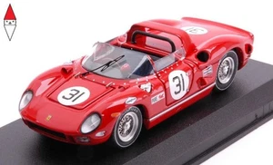 1/43 ART MODEL FERRARI RED 330P SPIDER s/n0822 n 31 24h DAYTONA 1966 - Foto 1 di 3