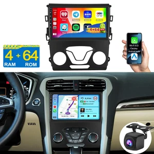 4+64GB CARPLAY RADIO STEREO FOR FORD FUSION MONDEO 2013-20 ANDROID GPS UNIT +CAM - Foto 1 di 13
