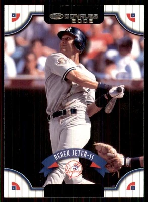 2002 Donruss #3 Derek Jeter New York Yankees - Image 1 of 2