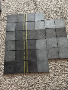 Custom miniature wargaming tiles Road magnetic x 32 tiles - Picture 1 of 6