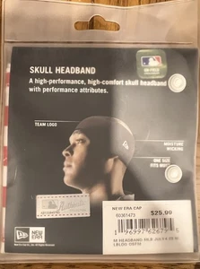 New Authentic MLB Official Logo HeadBand Red White Blue - Picture 1 of 7