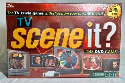 Mattel TV SCENE IT? DVD Trivia Game 2005, Sealed In Box - Image 1 of 4