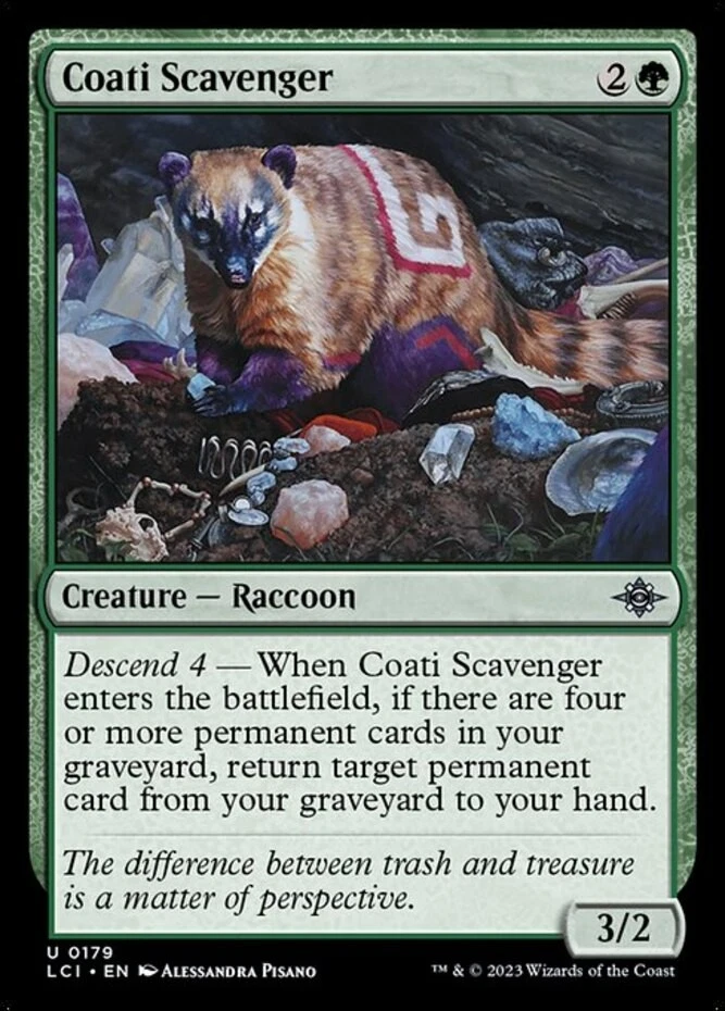x1 Coati Scavenger - Lost Caverns of Ixalan - NM - MTG - Image 1 of 1