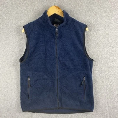 Helly Hansen Fleece Vest Mens M Blue Sleeveless Jumper Vintage Made In USA - Image 1 of 4