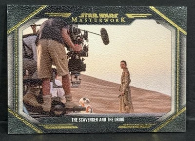 2024 Topps Masterwork Star Wars #BTS-3 The Scavenger And The Droid Canvas /25 - Image 1 of 4