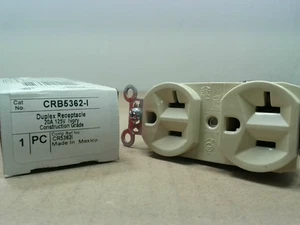 Legrand CRB5362-I Duplex Receptacles 20A 125 Construction Grade - New In Box - Picture 1 of 3