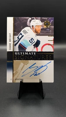Shane Wright 2024-25 Ultimate Collection Signatures Auto #US-SW Kraken  - Image 1 of 2