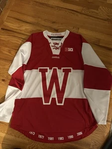 Camiseta vintage Reebok Wisconsin NCAA talla mediana - Imagen 1 de 2