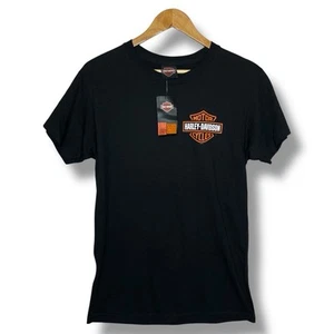 Harley Davidson Black T-shirt Unisex Size Small - Picture 1 of 6