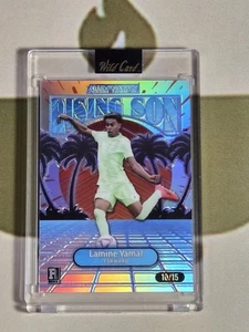 2024 Wild Card Alumination Lamine Yamal 10/15 Rookie ๐ฅ Rising Son - Picture 1 of 2