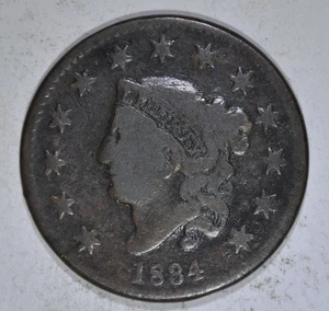 1834 Großer Cent Doppelprofil {{{6961 - Bild 1 von 3