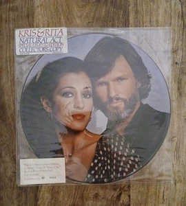 KRIS KRISTOFFERSON - RITA COOLIDGE - NATURAL ACT - LTD ED. - PICTURE DISC - 1978 - Picture 1 of 5