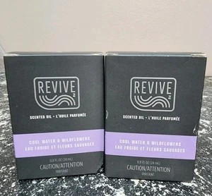 Menge 2 Neu Cool Water & Wildblumen Melaleuca Revive Duftöl Nachfüller  - Bild 1 von 3