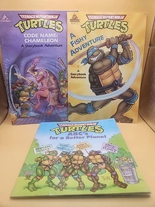 Vintage TMNT Buch Lot 3 "Teenage Mutant Ninja Turtles" Bücher Mirage 1990,1991 - Bild 1 von 7