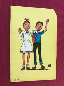RARE Sticker Autocollant Bob et Bobette Suske en Wiske Tide - Picture 1 of 2