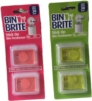 Bin Brite Bâton Sur Poubelle Rafraîchisseur ~ Citronnelle Ou Baie Explosion