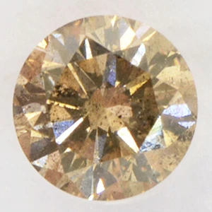 Round Shape Diamond Fancy Brown Natural Loose Real I1 IGI Certificate 0.81 Carat - Picture 1 of 7