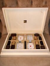 GHISO Poker Set Limited Very Exclusive Tropical Precious Woods Calf Suede Box