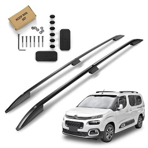 Dachreling Dachträger für Citroen Berlingo III K9 MPV 2018- Alu Reling - Picture 1 of 11