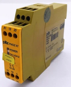 Pilz PNOZ X7 230VAC 2n/o Ident. Nr. 774056 Sicherheitsrelais -used- - Bild 1 von 5