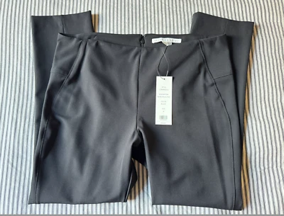 Pantalones de buceo Veronica Beard Core cremallera trasera en negro talla 16 Foto 1 de 4