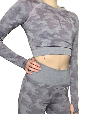 Elise Sports Womens Activewear Set Leggings, Sports Bra, Crop Top - Image 1 of 4