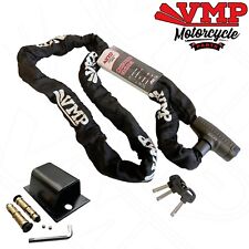 VMP Chain Lock 2M & Metal Ground Anchor Motorcycle Motorbike Scooter Security