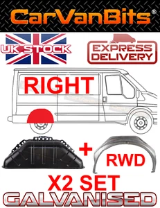 FOR FORD TRANSIT MK6 MK7 00-13 REAR INNER WHEEL ARCH REPAIR PANEL SWB, MWB LWB - Picture 1 of 17