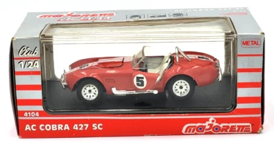 Majorette AC Cobra 427 SC Club 1/24 Metal Collectible Diecast Red - Image 1 of 4