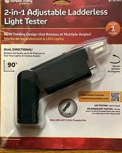 Simple Living Ladderless Christmas Light Tester Incandescent String Light On Off - Picture 1 of 5