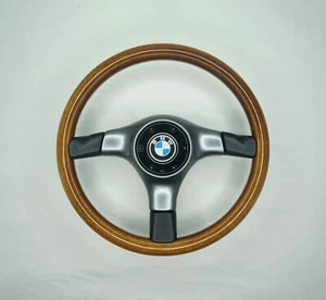 BMW E24 E28 E30 E34 E32 Nardi gara woodline steering wheel KBA 70175 - Picture 1 of 14
