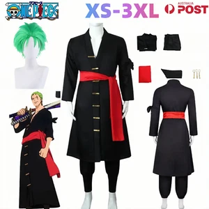 ONE PIECE Roronoa Zoro Cosplay Costume Kimono Outfit Uniform Halloween Party AU - Picture 1 of 14