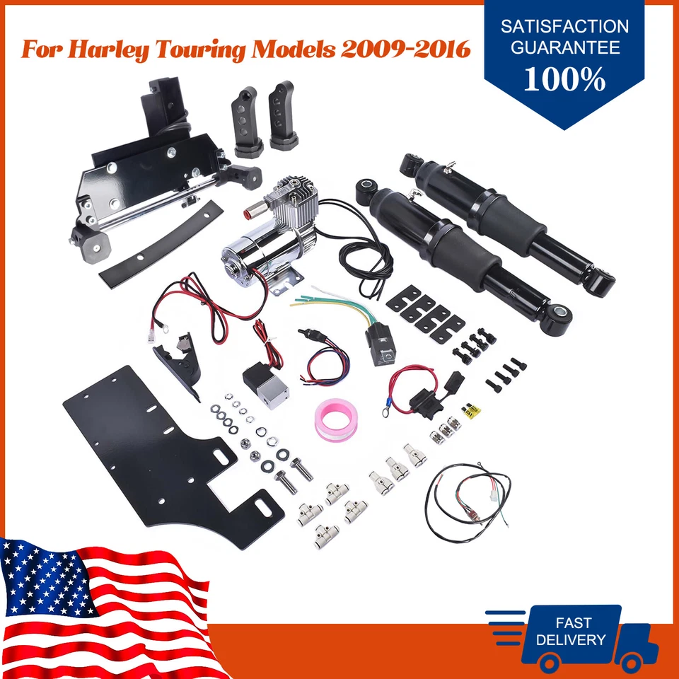 Air Ride Kit Center Stand for Harley-Davidson CVO Street Glide Road King Models - Image 1 of 4