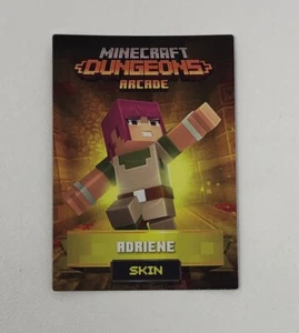 Minecraft Dungeons Arcade: Adriene/Soul Fists ERROR Card (Series 1 Non-Foil) - Picture 1 of 2