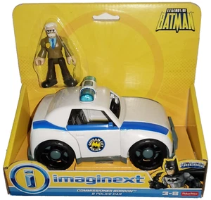Imaginext Legends of Batman COMMISIONER GORDON 3" Figure & POLICE CAR New TRU - Picture 1 of 19