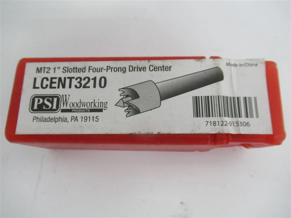 Penn State Industries LCENT3210, Super 4-Prong Drive Center - #2 MT - 1 in. Dia.