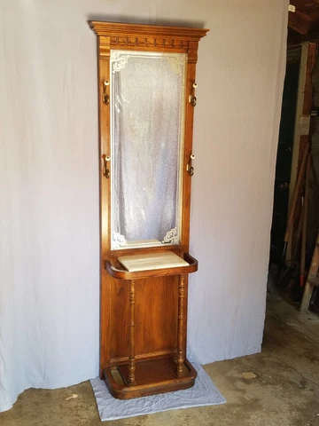 Hall Tree, Hat Rack with Mirror, Pulaski Furniture Cover