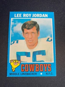 1971 TOPPS FOOTBALL #31 LEE ROY JORDAN!! WELL CENTERED!! $1 SHIPPING!! - Picture 1 of 2