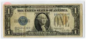 Series of 1928-A Funny Back United States US Banknote $1 Dollar - MC124 - Picture 1 of 2