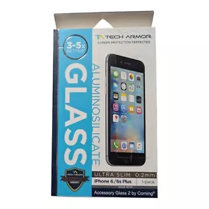F9. Tech Armor Glass Screen Protector for Apple iPhone 6/6s Plus - Picture 1 of 1