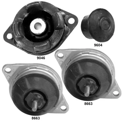 Montagens de motor e montagem de transmissão 4 peças para Audi 4000 86-80, 200 91-89 2.2 - Imagem 1 de 4