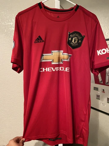 Paul Pogba Adidas Manchester United 2019-2020 Home Soccer Jersey Large Cover