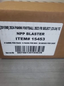 2023 Panini Select Football Blaster Box Factory Sealed 20 Boxes Sealed Case NEW - Picture 1 of 4