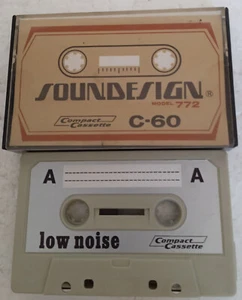 SOUNDESIGN model 772 - COMPACT CASSETTE C-60 LOW NOISE - Picture 1 of 6